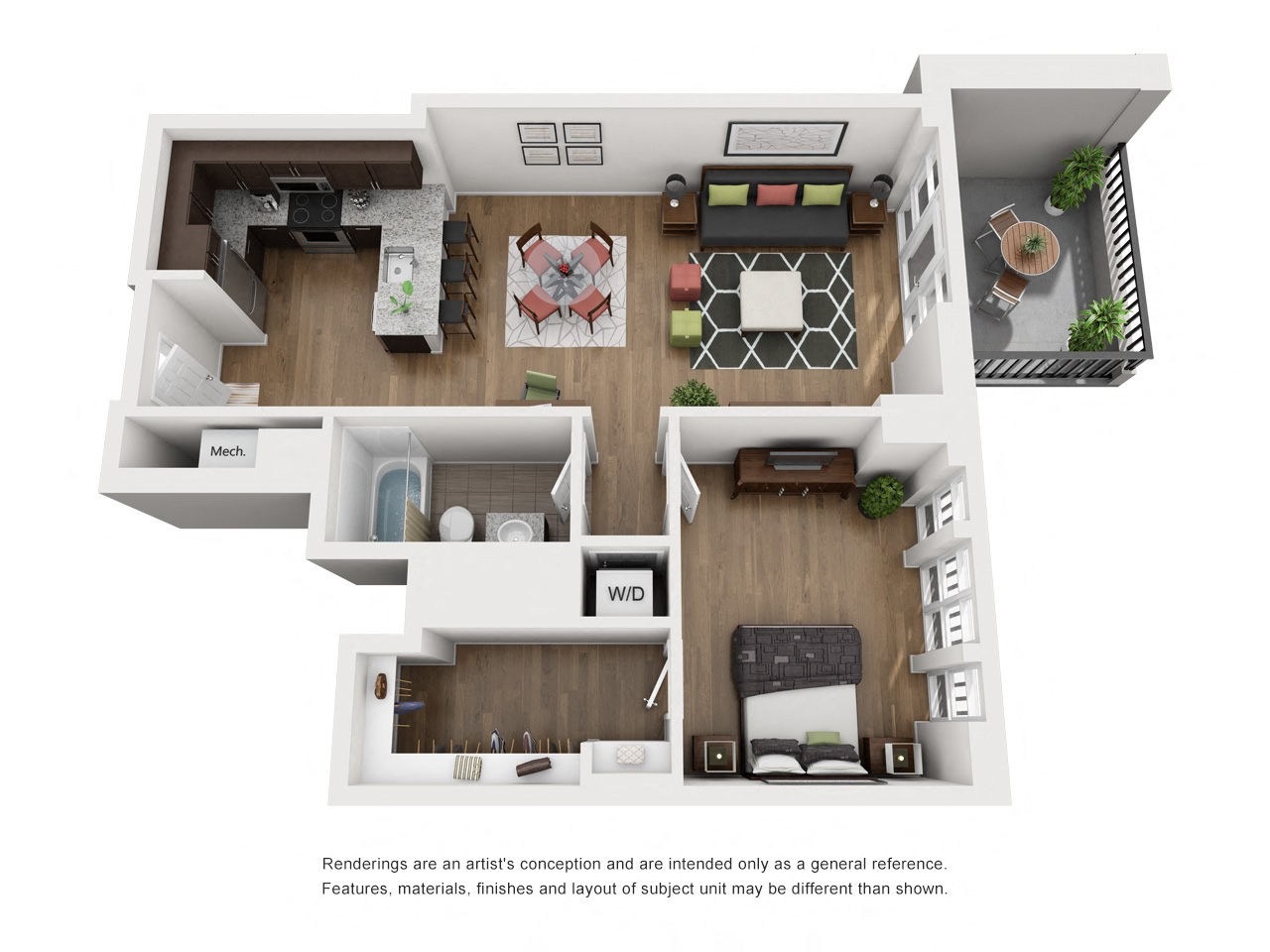 Suite A Floorplan